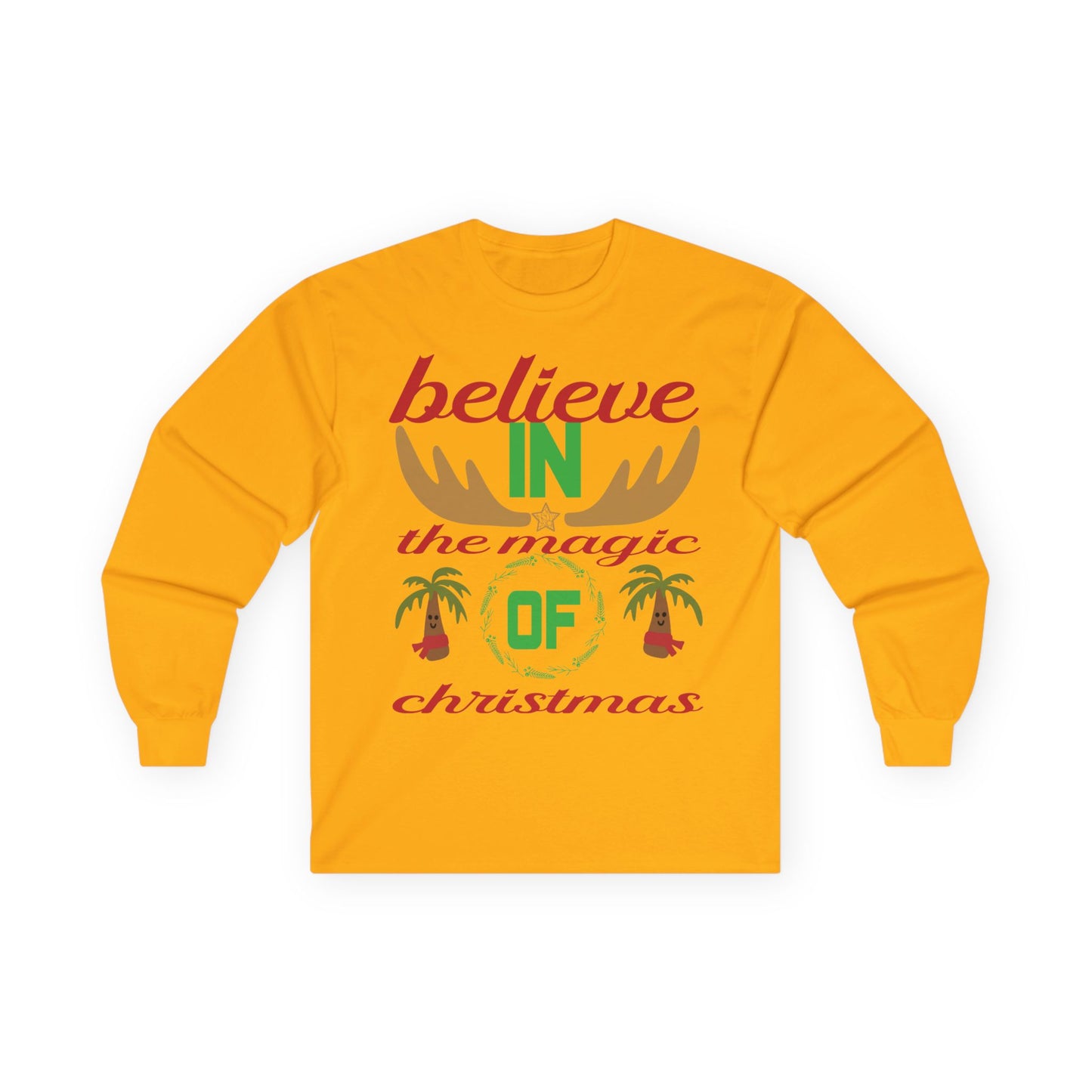 Believe in the Magic of Christmas Long Sleeve Tee, Holiday Apparel, Unisex Christmas Shirt, Festive Holiday Gift, Winter Clothing, [...]