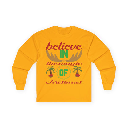 Believe in the Magic of Christmas Long Sleeve Tee, Holiday Apparel, Unisex Christmas Shirt, Festive Holiday Gift, Winter Clothing, [...]