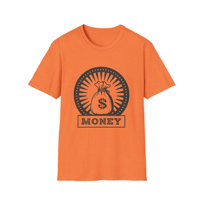Money Bag Graphic Unisex T-Shirt - Perfect for Hustlers and Entrepreneurs