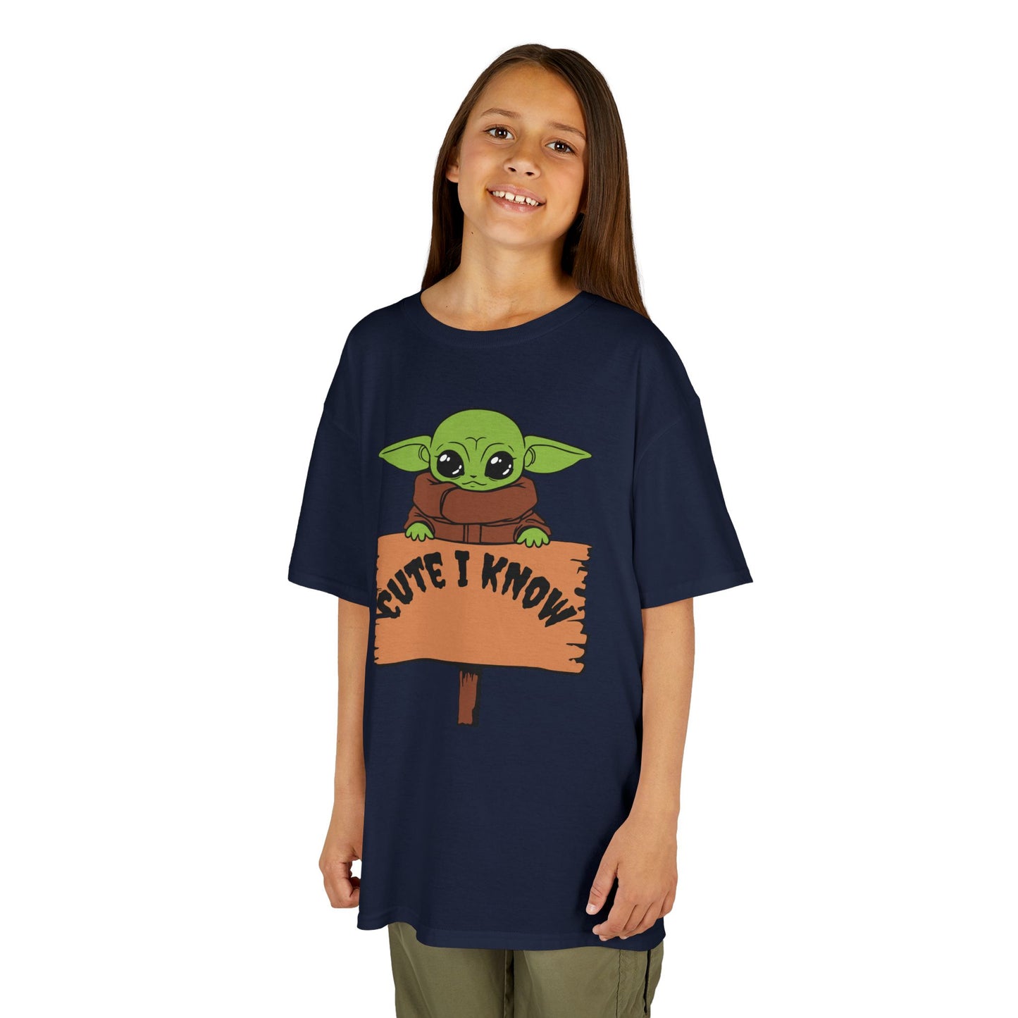 Cute Baby Alien Kids Tee - "Cute I Know" Design for Trendy Kids
