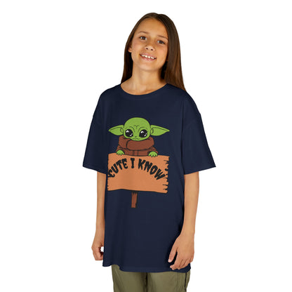 Cute Baby Alien Kids Tee - "Cute I Know" Design for Trendy Kids