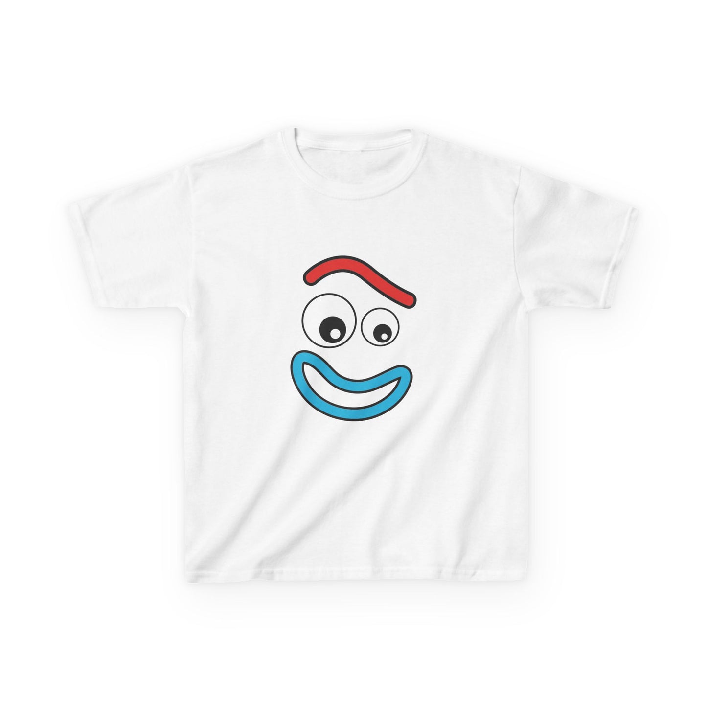 Kids Fun Face Tee, Playful Cotton T-Shirt, Cute Graphic Shirt, Birthday Gift for Kids, Casual Playwear