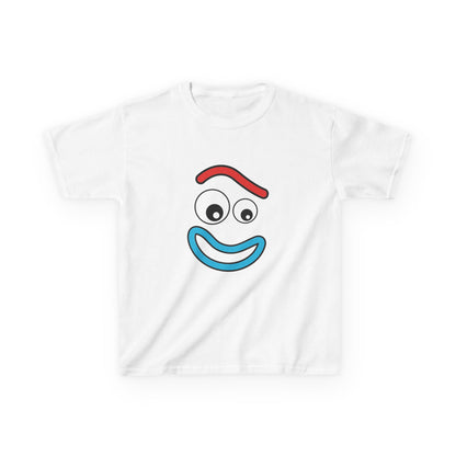 Kids Fun Face Tee, Playful Cotton T-Shirt, Cute Graphic Shirt, Birthday Gift for Kids, Casual Playwear