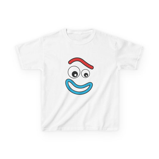 Kids Fun Face Tee, Playful Cotton T-Shirt, Cute Graphic Shirt, Birthday Gift for Kids, Casual Playwear