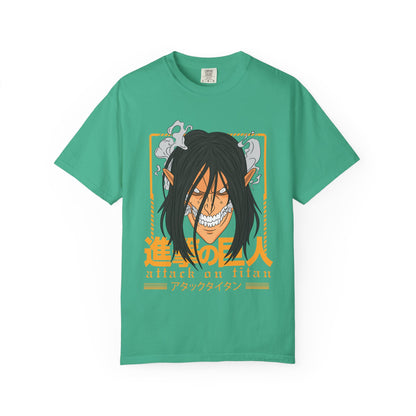 Attack on Titan Unisex Garment-Dyed T-shirt | Manga Fans Shirt | Anime Apparel | Comic Con Gift | Casual Wear | Unique Gift