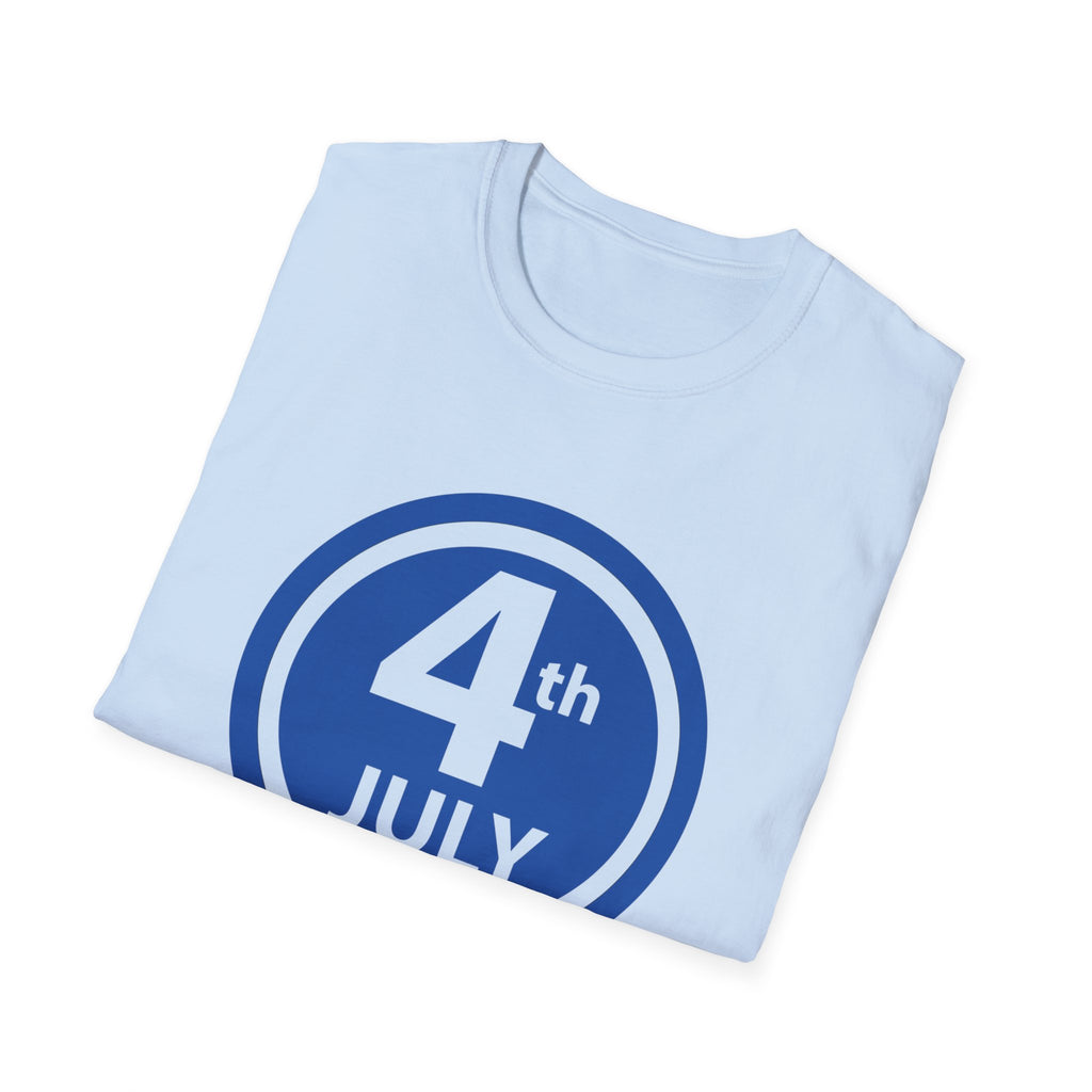 4th of July Unisex Softstyle T-Shirt, Independence Day Tee, Patriotic Shirt, July 4th Celebration T-Shirt, USA Pride Clothing
