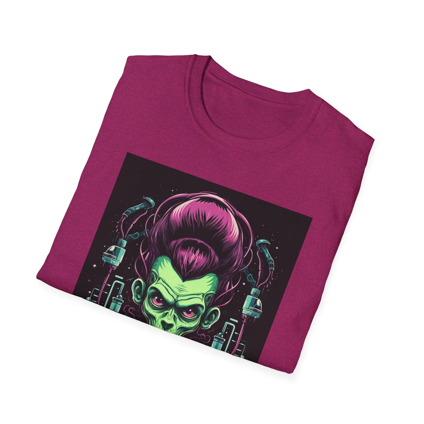 Cosmic Sci-Fi Graphic T-Shirt - Unisex Softstyle