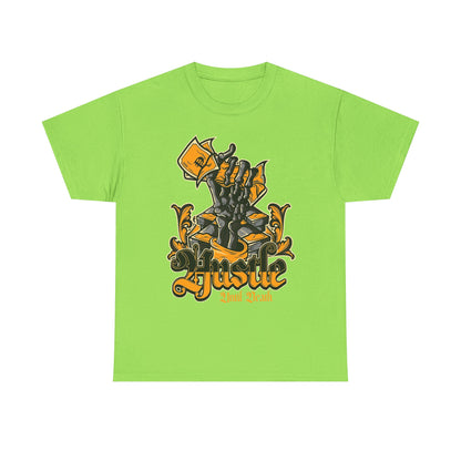 Hustle Unisex Heavy Cotton Tee - Motivational Graphic Shirt for Every Aspiring Dreamer