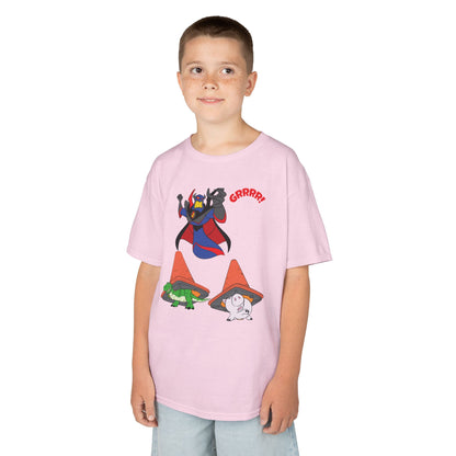 Kids Cartoon Battle Tee - Fun & Unique Grrr! Design
