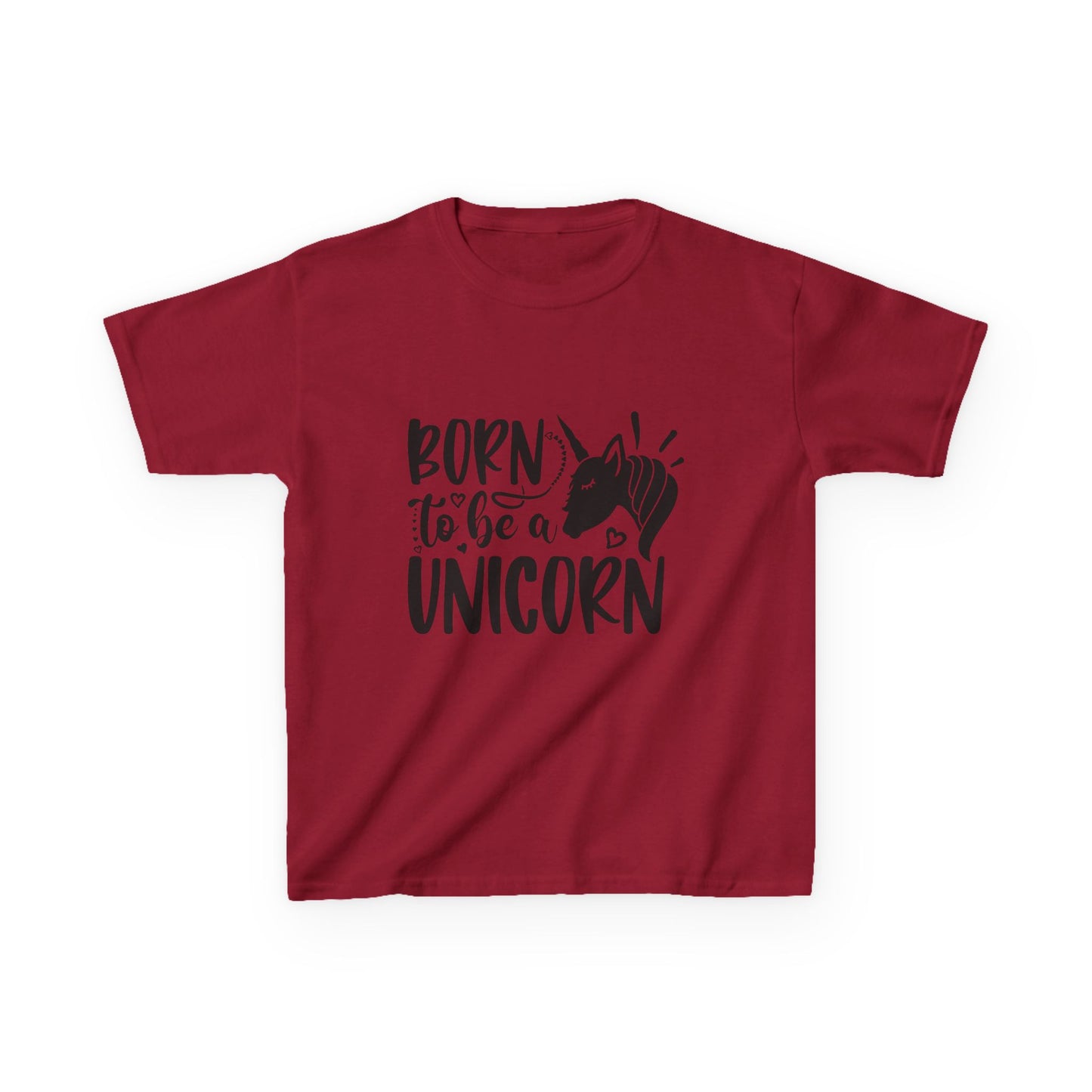 Kids Unicorn T-Shirt - "Born to Be a Unicorn" - Fun Cotton Tee for Boys & Girls