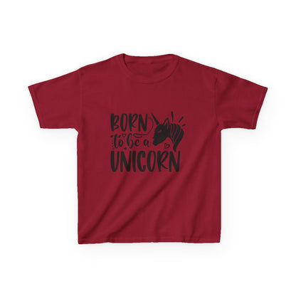Kids Unicorn T-Shirt - "Born to Be a Unicorn" - Fun Cotton Tee for Boys & Girls