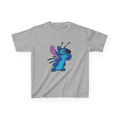 Kids Cotton Tee - Cute Stitch Design for Fun Adventures