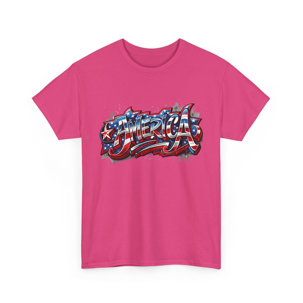 America Graphic Unisex Tee | Casual Wear, Independence Day Gift, Birthday Gift, Summer Outfit, Patriotic Shirt, Unisex Clothing