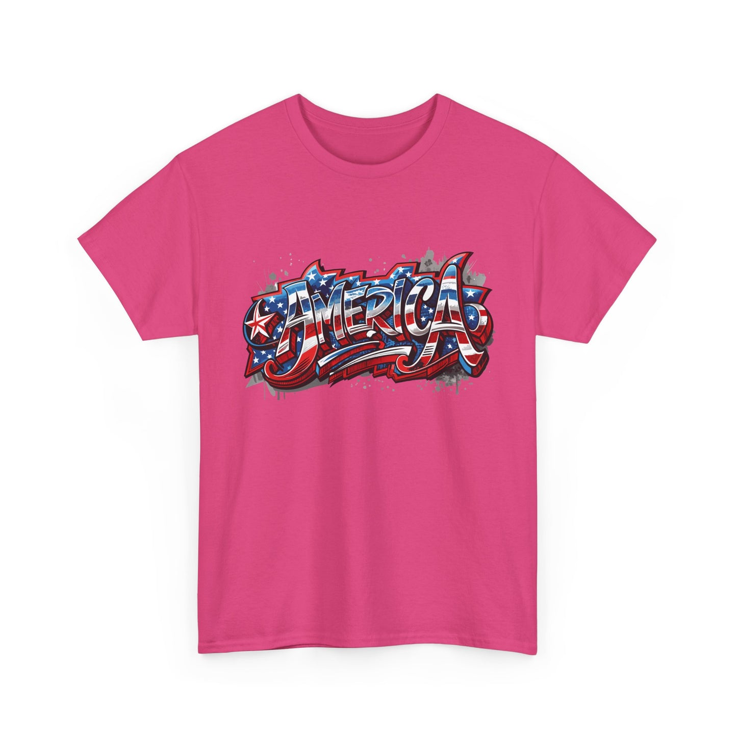 America Graphic Unisex Tee | Casual Wear, Independence Day Gift, Birthday Gift, Summer Outfit, Patriotic Shirt, Unisex Clothing