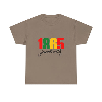 Juneteenth Celebration Tee, Unisex Cotton Shirt, 1865 Juneteenth T-Shirt, Freedom Celebration Apparel, Black History Month Gear