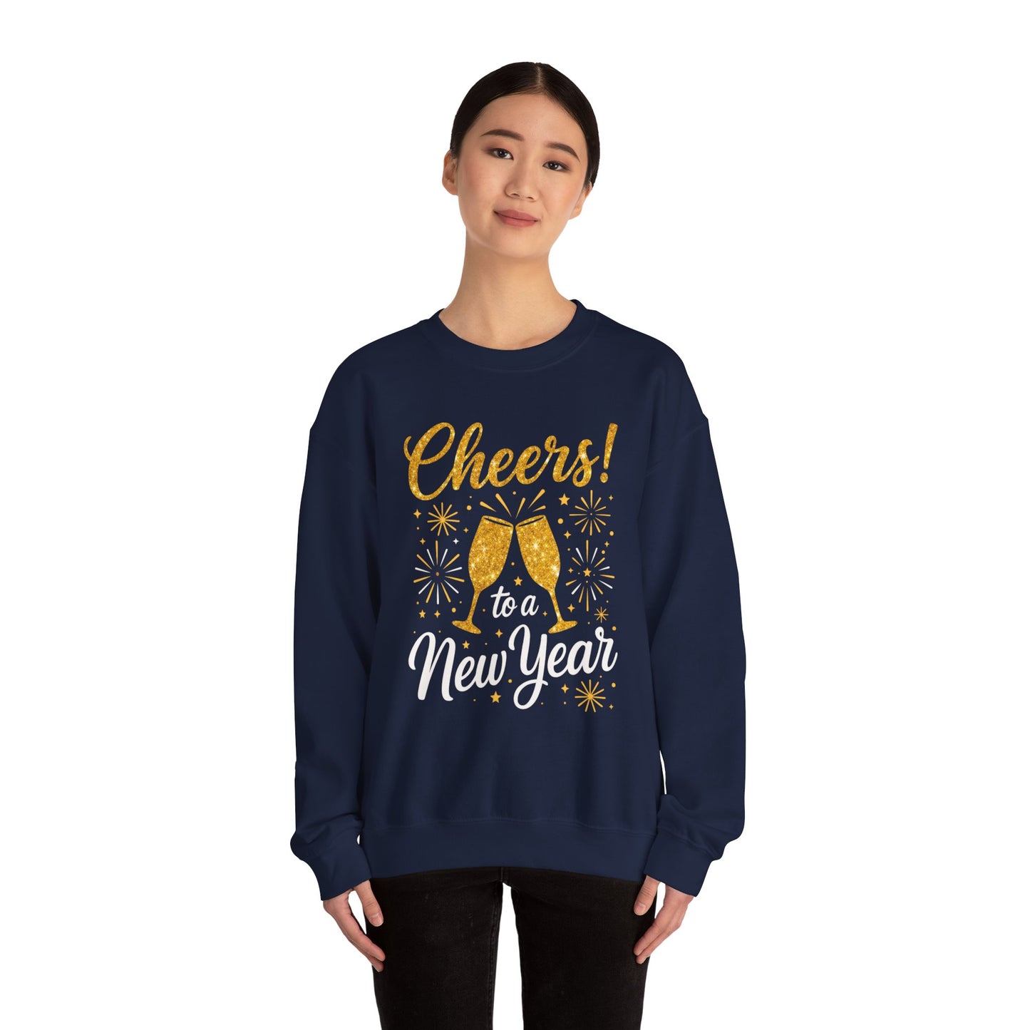 Cheers to a New Year Sweatshirt — New Year’s Eve Celebration Crewneck