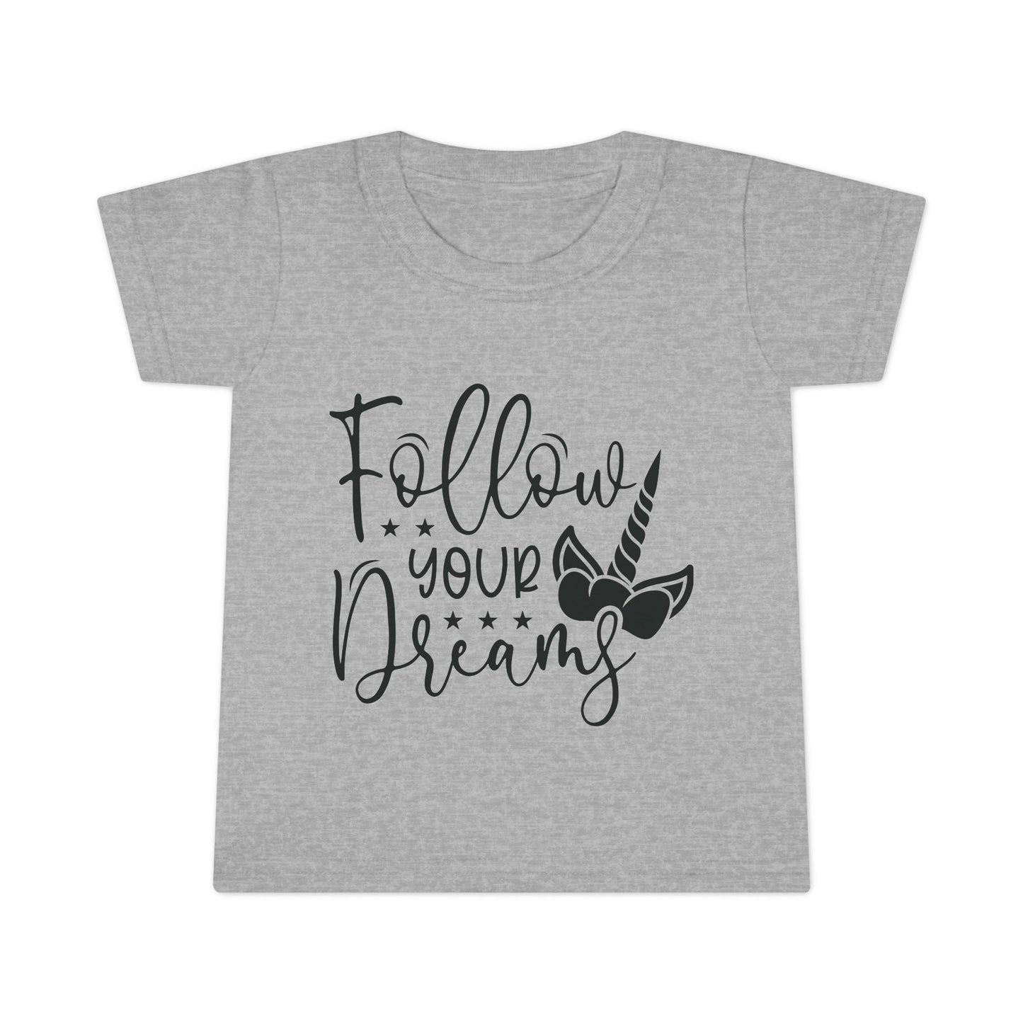 Toddler T-Shirt - Follow Your Dreams Unicorn Tee