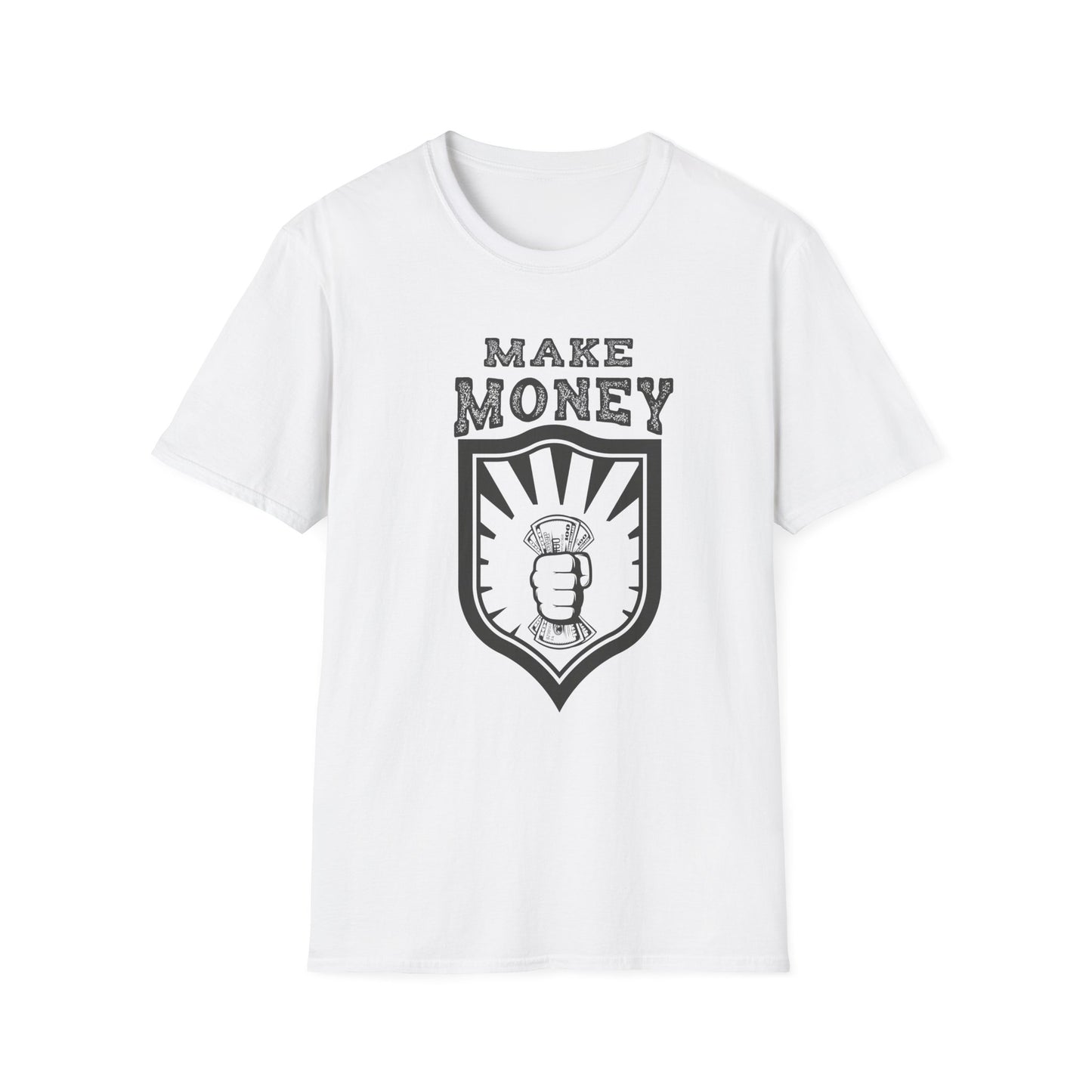 Make Money Unisex Softstyle T-Shirt - Casual Wear for Entrepreneurs