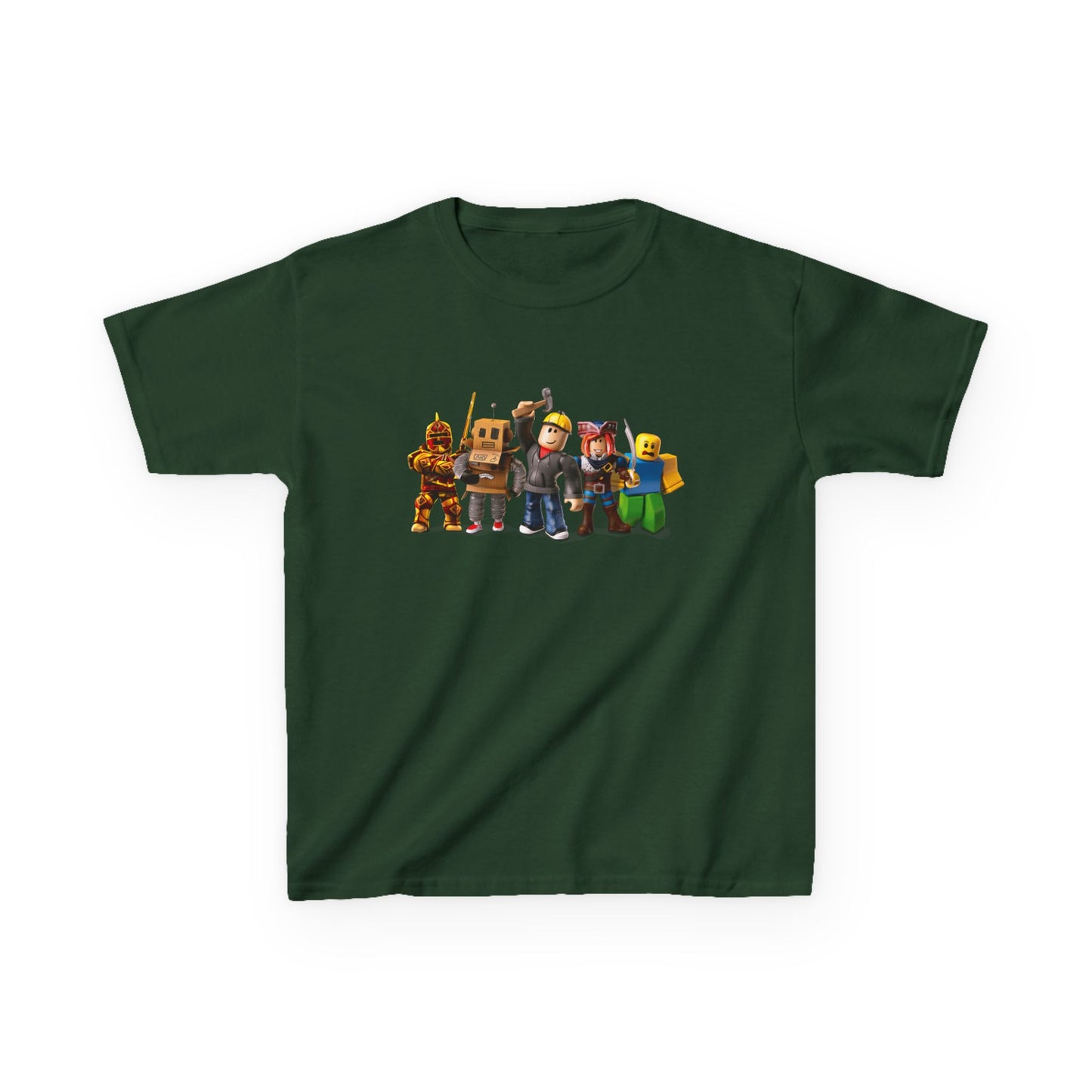 Minecraft Characters Kids Tee, Gamer T-Shirt, Fun Casual Wear, Birthday Gift, Children's Apparel