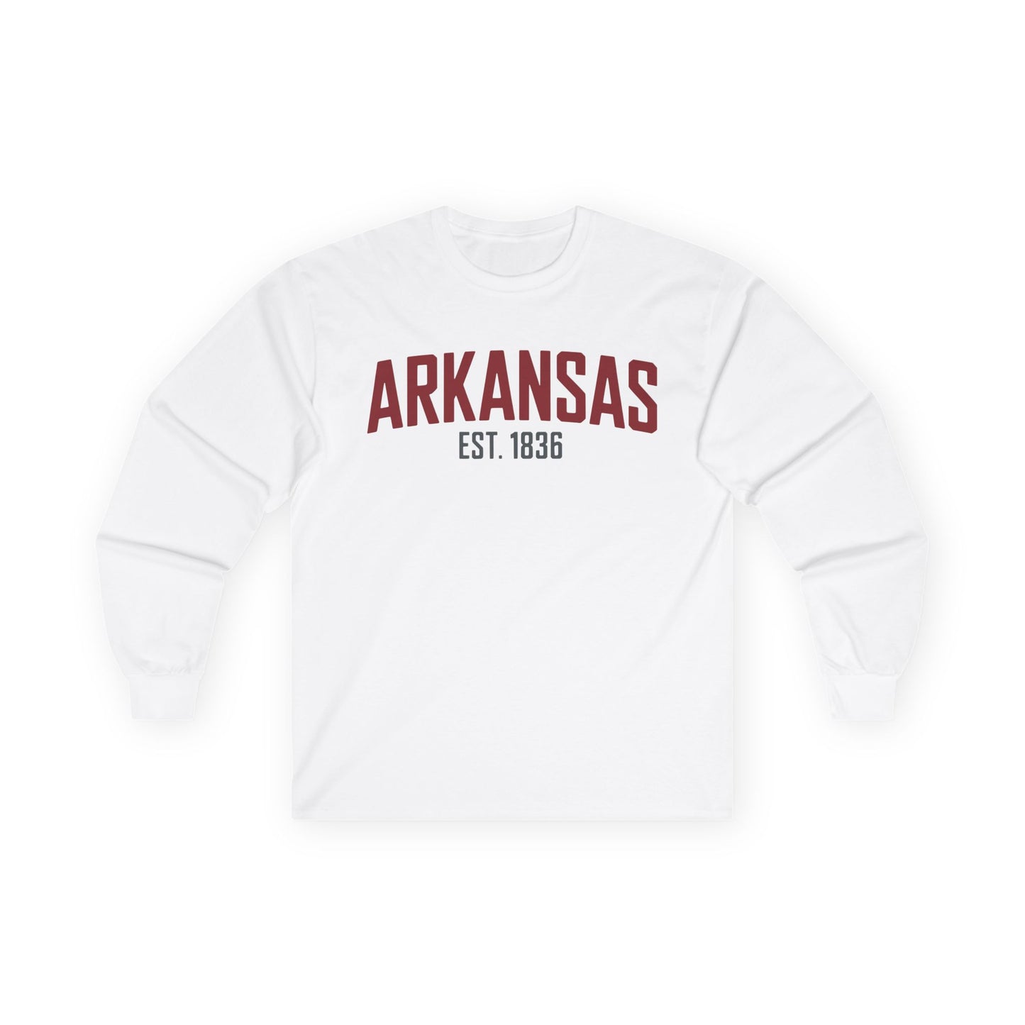 Arkansas Est. 1836 Long Sleeve Tee