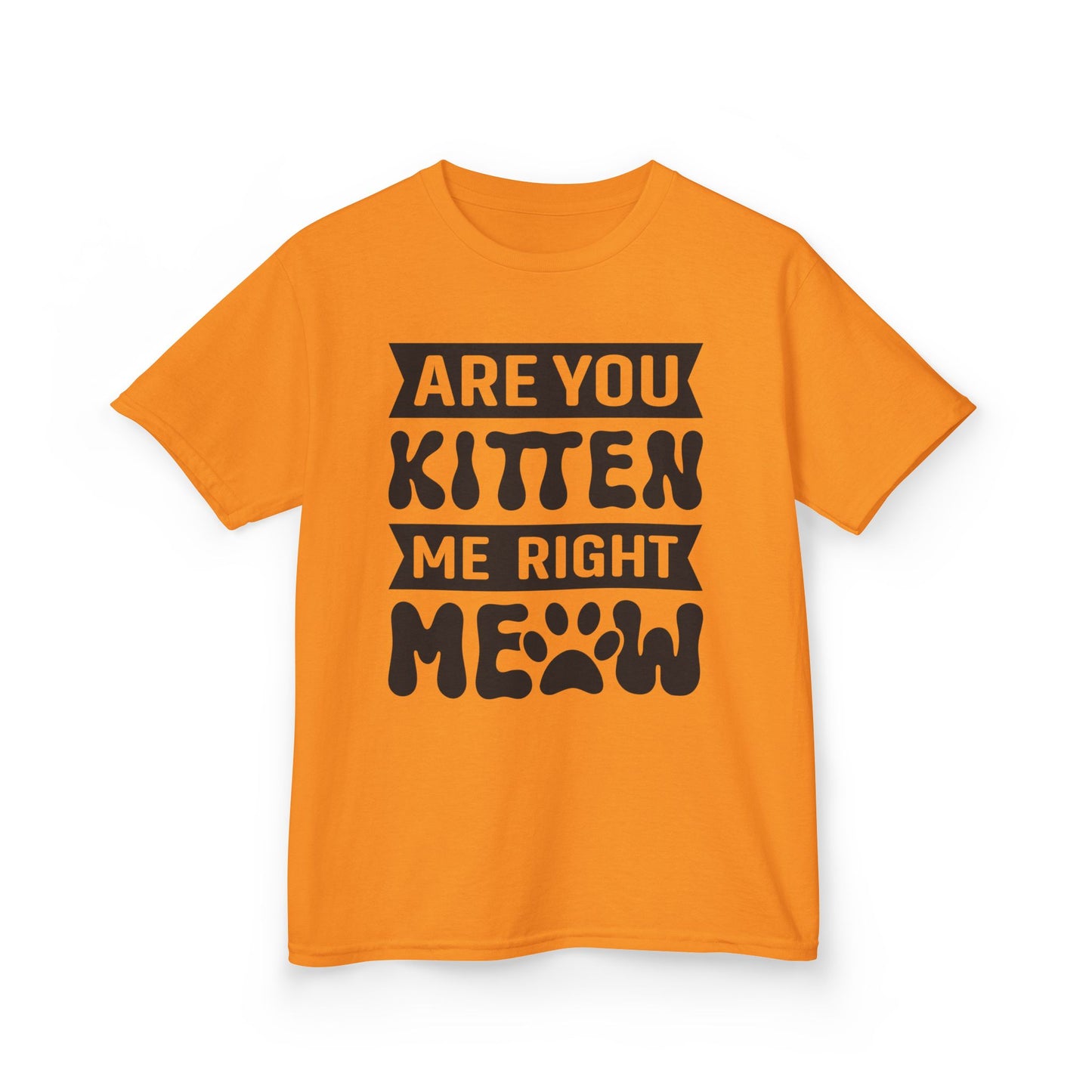 Cute Kids Tee - "Are You Kitten Me Right Meow" T-Shirt for Cat Lovers, Birthday Gift, Funny Pet Shirt, Kids' Humor Clothing, Animal [...]