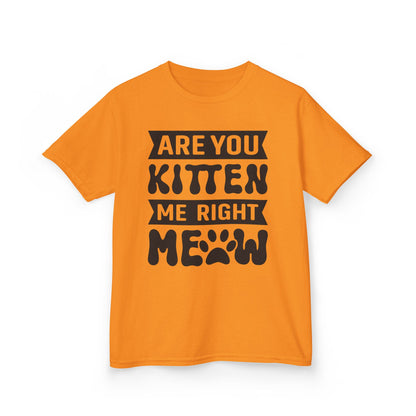 Cute Kids Tee - "Are You Kitten Me Right Meow" T-Shirt for Cat Lovers, Birthday Gift, Funny Pet Shirt, Kids' Humor Clothing, Animal [...]
