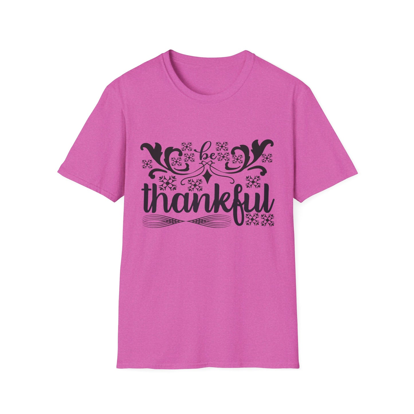 Thankful Unisex Softstyle T-Shirt - Fall Fashion, Thanksgiving Gift, Casual Wear, Gratitude Tees, Everyday Comfort