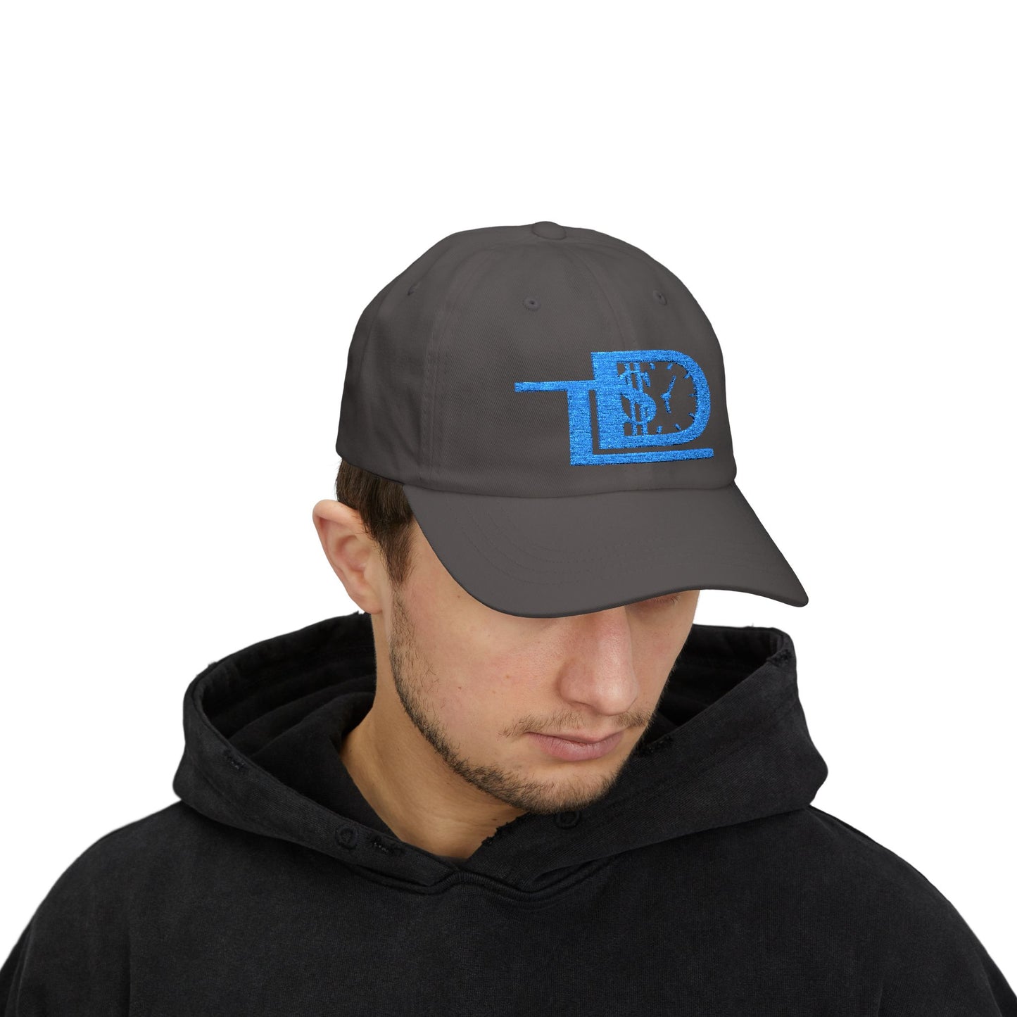 Classic Dad Cap with Funky Clock Design, Adjustable Baseball Hat, Trendy Accessory for Dads, Perfect Gift for Father's Day, Casual Style