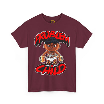 Problem Child Unisex Heavy Cotton Tee - Bold Graphic for Streetwear Lovers
