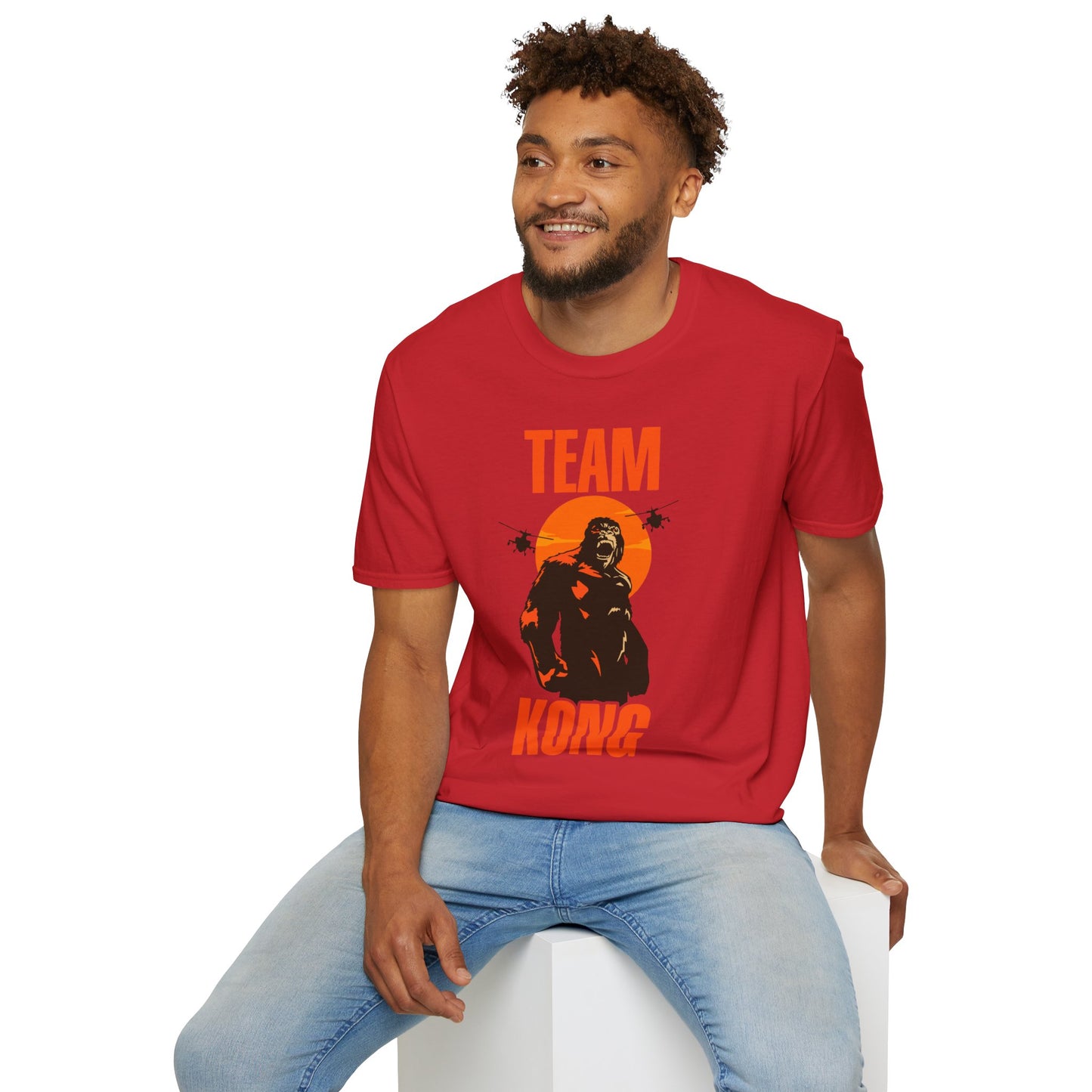 Team Kong Unisex Softstyle T-Shirt - Bold Graphic Tee for Fans & Celebrations