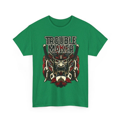 Trouble Maker Graphic Tee - Unisex Heavy Cotton Shirt for Rebels and Mischiefs