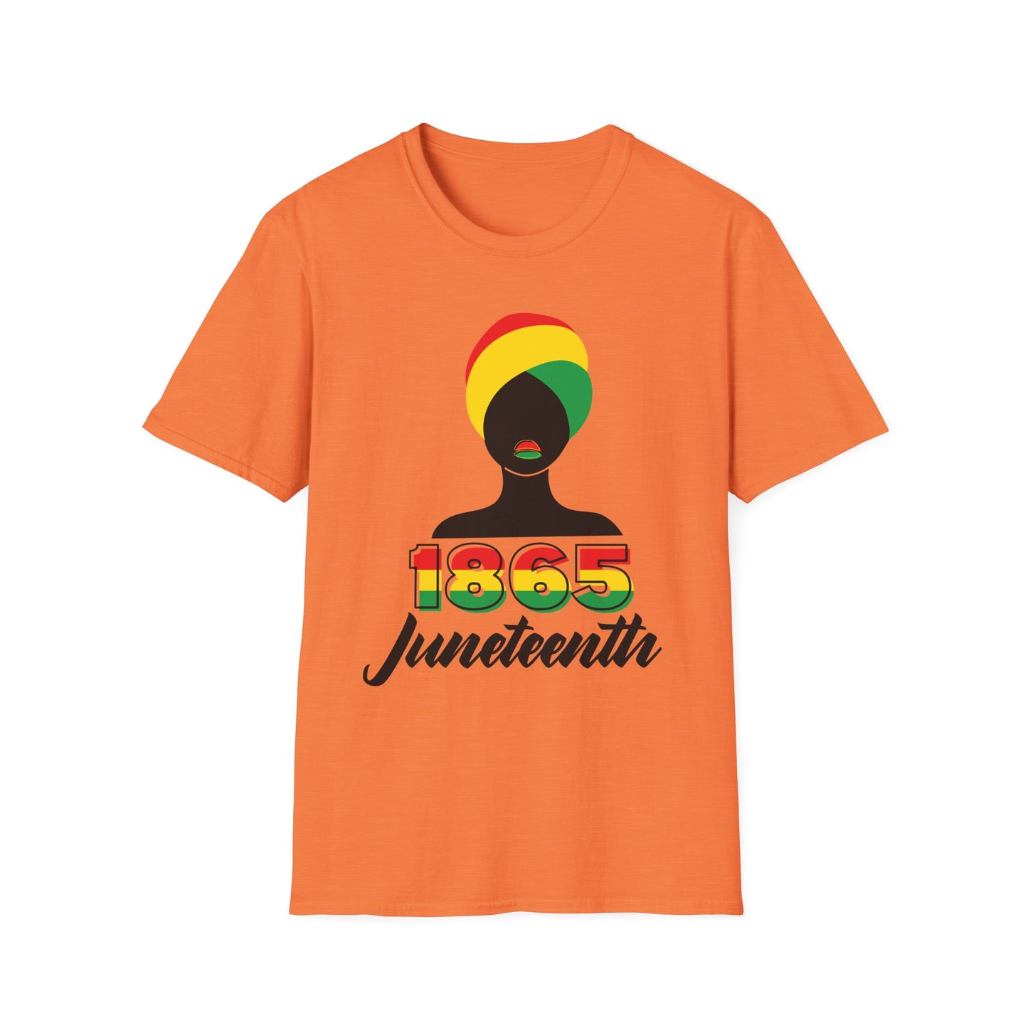 Juneteenth Celebration T-Shirt, Black History Month Tee, Unisex Softstyle Shirt, 1865 Juneteenth Shirt, African American Pride Top
