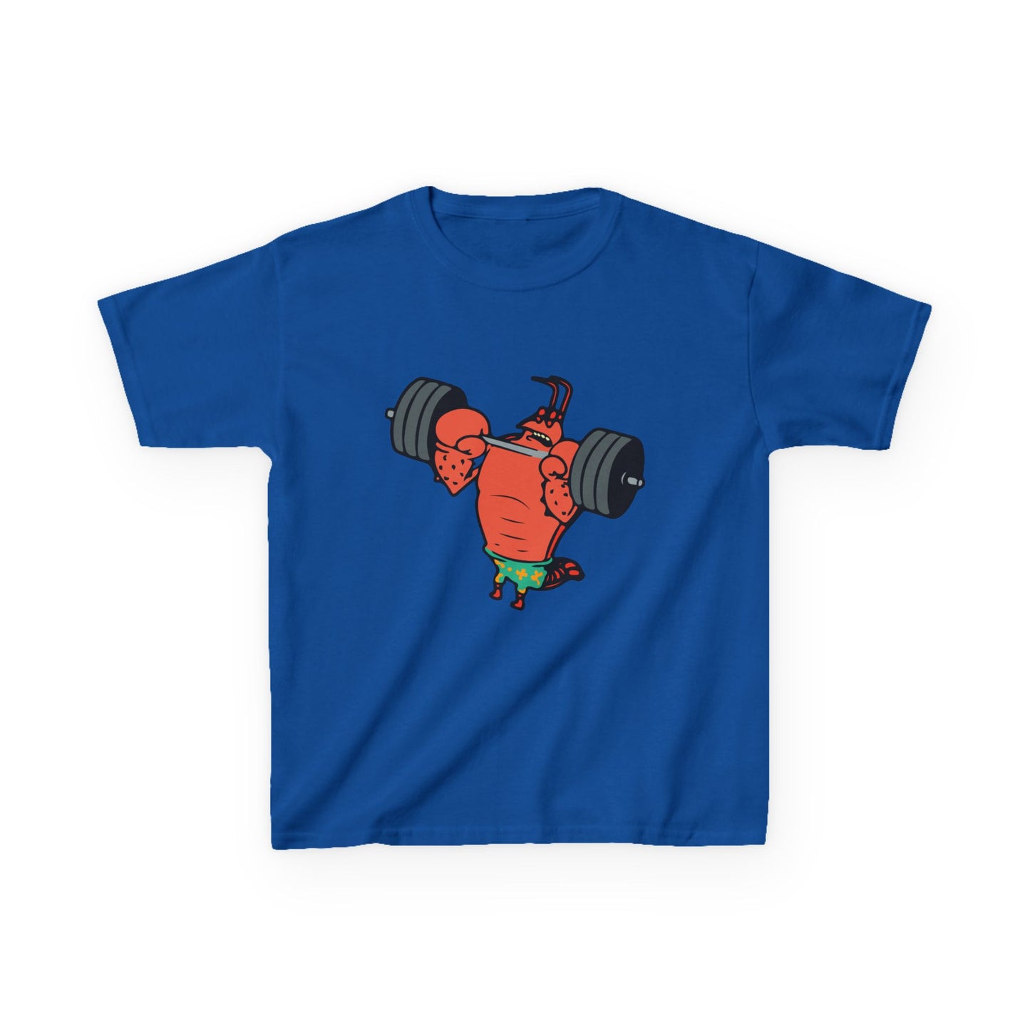 Kids Fitness Lobster Tee, Funny Kids T-Shirt, Gym Humor Tee, Nautical Theme Shirt, Gift for Young Athletes