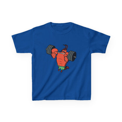 Kids Fitness Lobster Tee, Funny Kids T-Shirt, Gym Humor Tee, Nautical Theme Shirt, Gift for Young Athletes