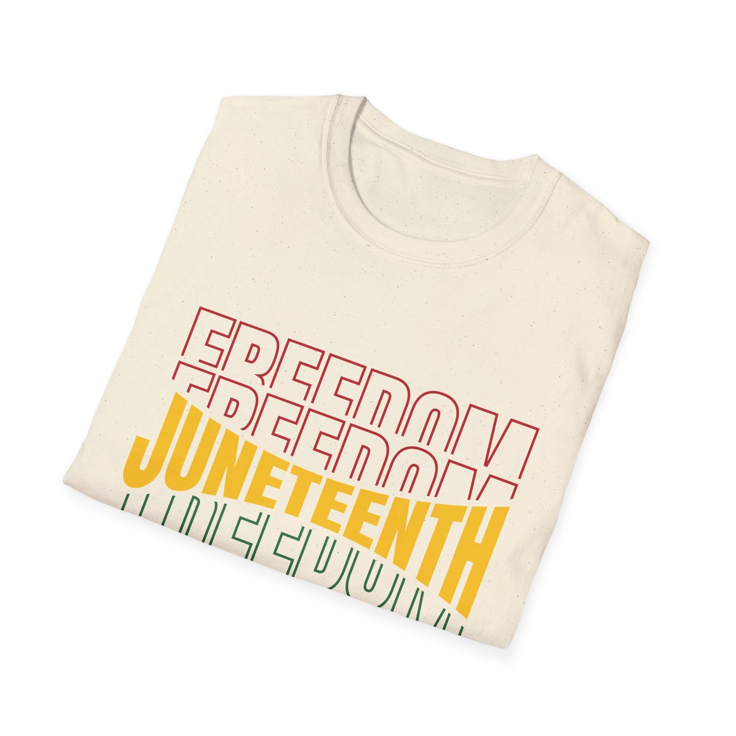 Juneteenth Freedom T-Shirt, Unisex Softstyle Tee, Celebrate Freedom, African American History, Independence Day Shirt, Gift for Activists