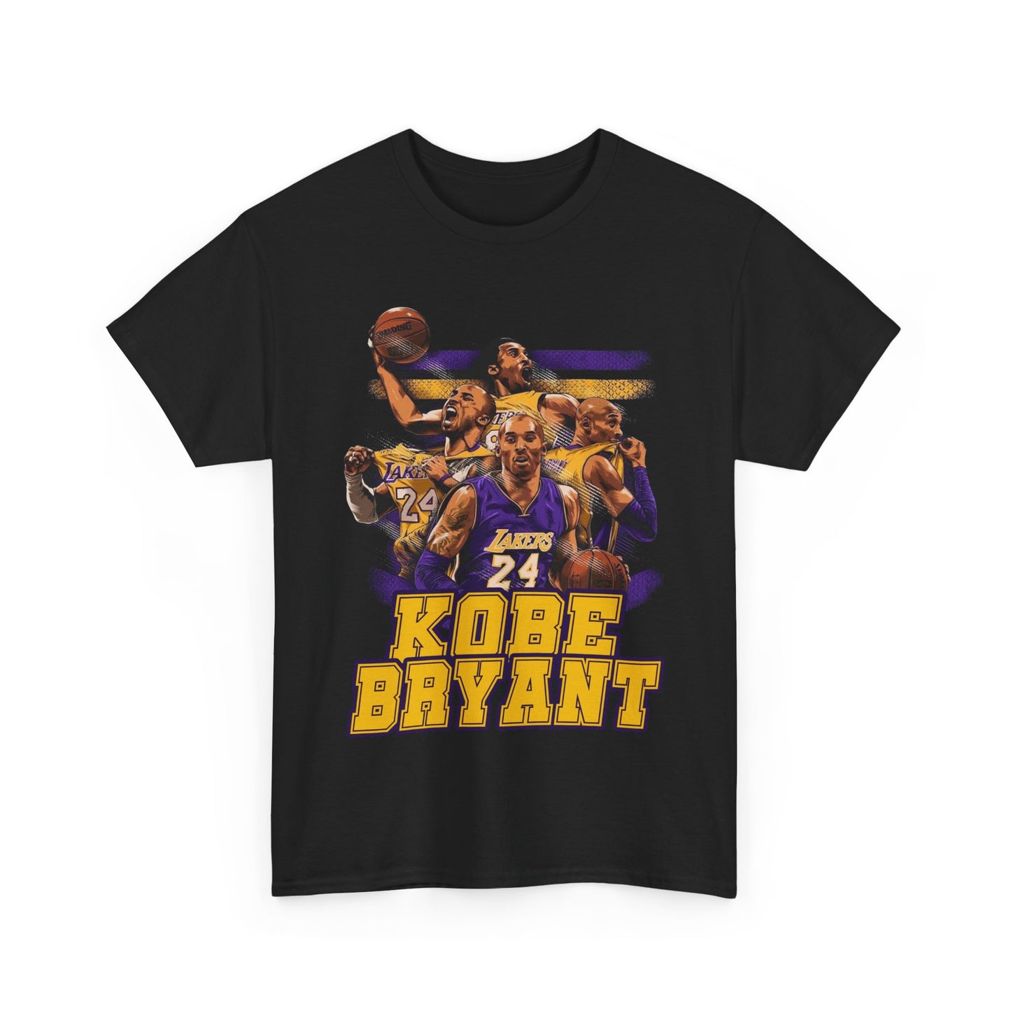Kobe Bryant Tribute Unisex Heavy Cotton Tee - Basketball Legend Shirt