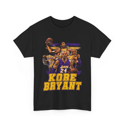 Kobe Bryant Tribute Unisex Heavy Cotton Tee - Basketball Legend Shirt