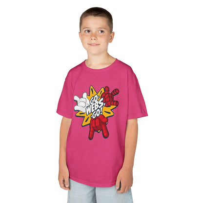 Kids Superhero Graphic Tee - Go Webs Go!