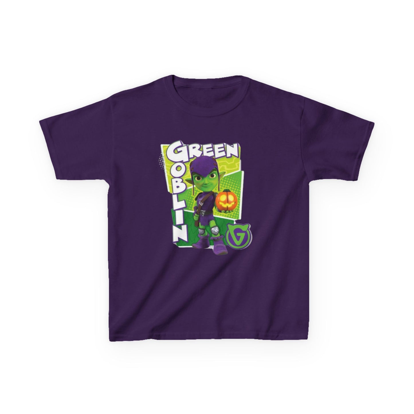 Kids Green Goblin Tee - Fun Halloween T-Shirt for Kids