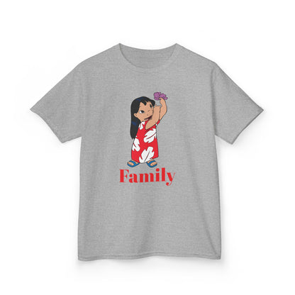 Kids Family Tee, Cute Kids T-Shirt, Family Bonding Shirt, Birthday Gift for Kids, Cute Family Design Tee