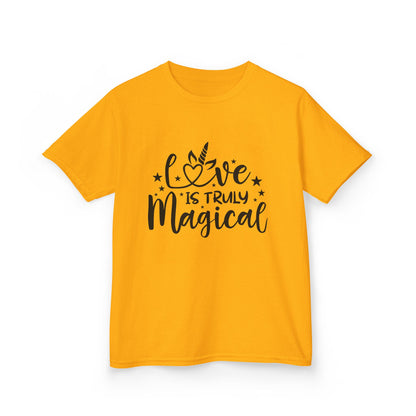 Kids Magical Love Tee - Cute & Comfy Heavy Cotton T-Shirt for Children