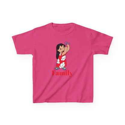 Kids Family Tee, Cute Kids T-Shirt, Family Bonding Shirt, Birthday Gift for Kids, Cute Family Design Tee