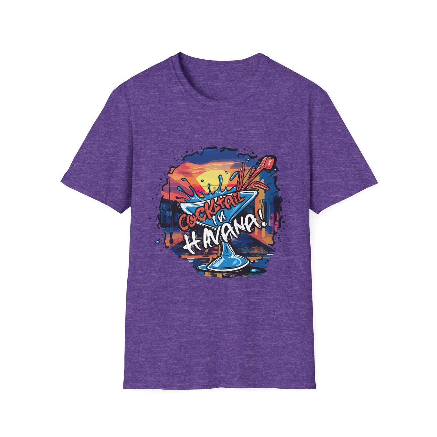Colorful Cocktail Havana Unisex T-Shirt, Summer Vibes, Beach Wear, Party Shirt, Gift for Friends