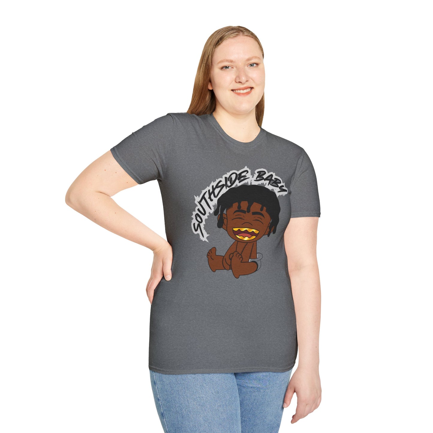 Unisex Softstyle T-Shirt - 'Southside Baby' Cute Graphic Tee