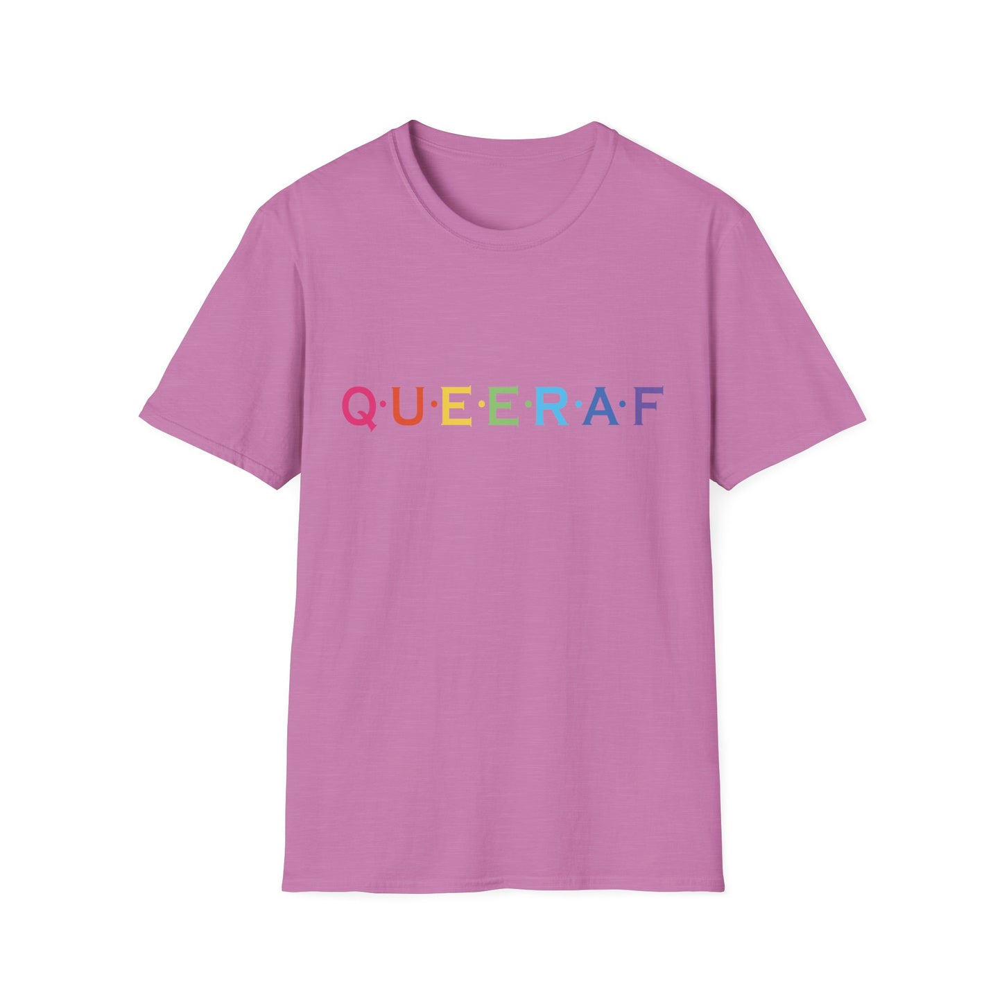 Pride-Inspired Unisex T-Shirt - QUEERAF Graphic Tee for LGBTQ+ Celebrations, Everyday Wear, Gift for Supporters, Inclusive Fashion