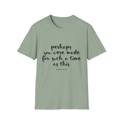 Inspirational Quote T-Shirt: 'Perhaps You Were Made For Such A Time As This'