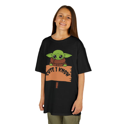 Cute Baby Alien Kids Tee - "Cute I Know" Design for Trendy Kids