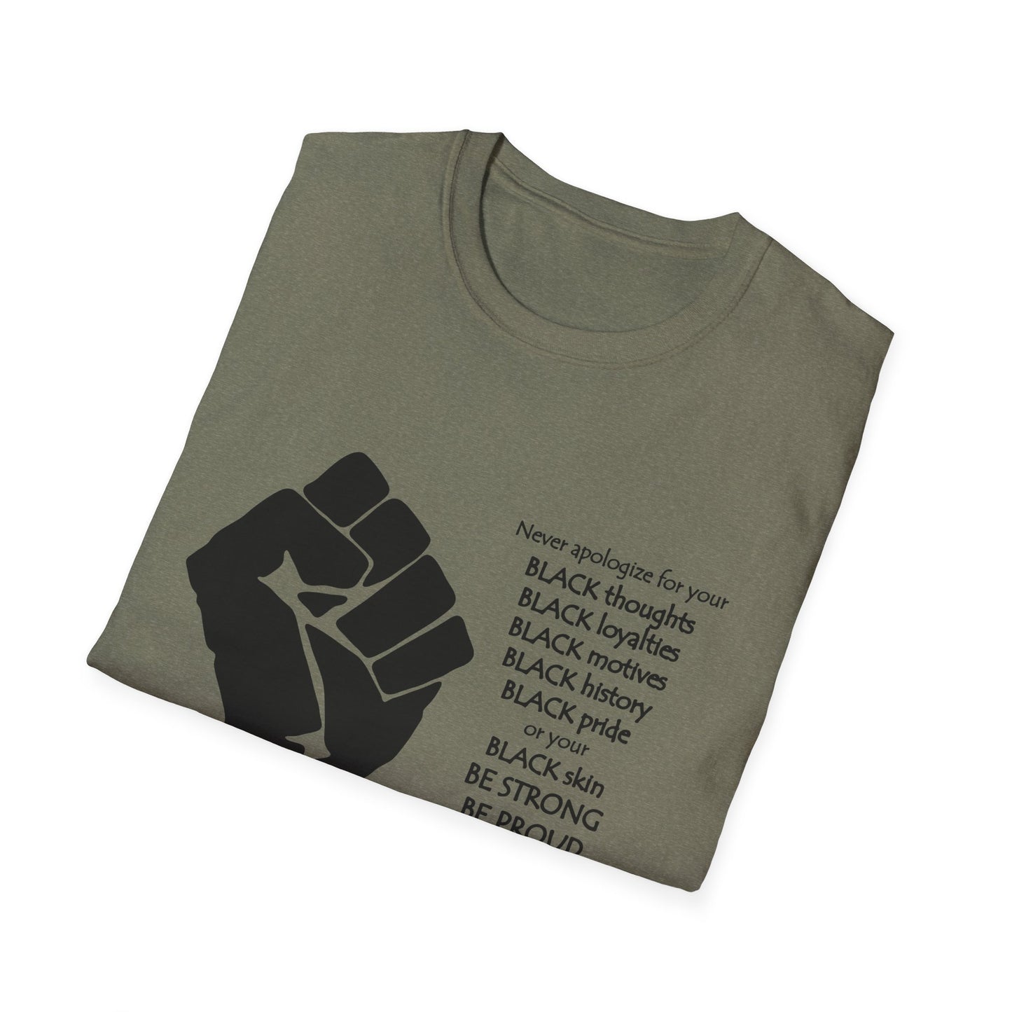 Empowerment Graphic T-Shirt: Unapologetically Black Tee, Activist Shirt, Social Justice Apparel, Inclusive Fashion, Statement Wear