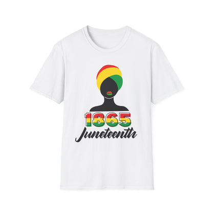 Juneteenth Celebration T-Shirt, Black History Month Tee, Unisex Softstyle Shirt, 1865 Juneteenth Shirt, African American Pride Top