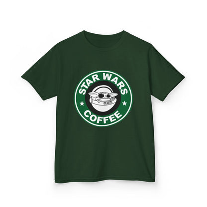 Star Wars Coffee Kids Tee, Fun Graphic T-shirt for Boys & Girls, Perfect for Birthdays, Star Wars Fans, Casual Wear